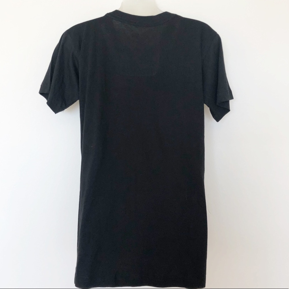 Johnny Cash Destroyed The Man In Black Graphic Print Band Choker Tee Size XS - Picture 7 of 7